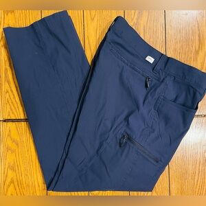 Orvis men’s cargo pants, blue, 36/29, comfort, water repellent, media storage